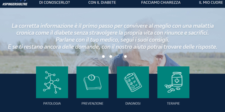 Nasce ‘spingersioltre.it’, sito dedicato al diabete di tipo 2