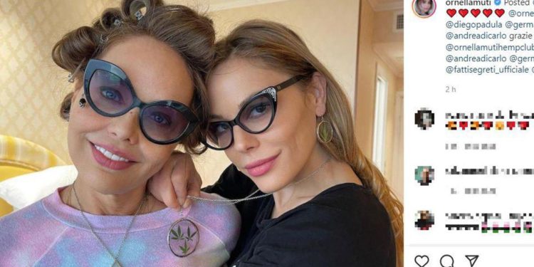 Sanremo 2022, è polemica su Ornella Muti: post con foglie di marijuana