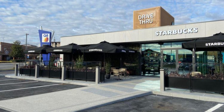 Starbucks apre con Percassi il primo Drive Thru in Italia a Erbusco, all’interno di una stazione Q8