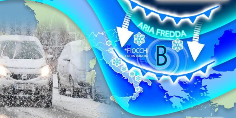 Meteo, maltempo e gelo sull’Italia: cosa succede