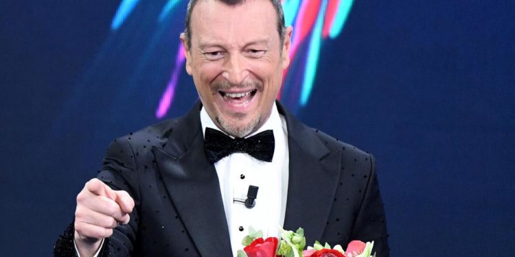 Sanremo 2022, Amadeus nella storia: media share più alta dal 2005