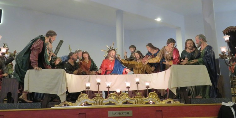 ‘L’ultima cena’ dei Biangardi in esposizione all’aeroporto di Roma