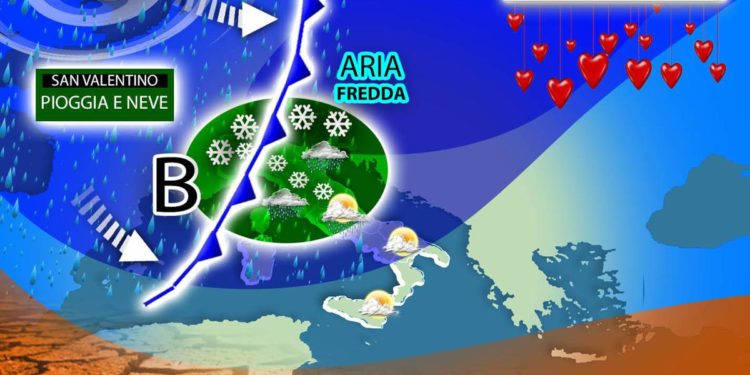 Pioggia da lunedì 14 febbraio, ipotesi neve per Milano e Torino
