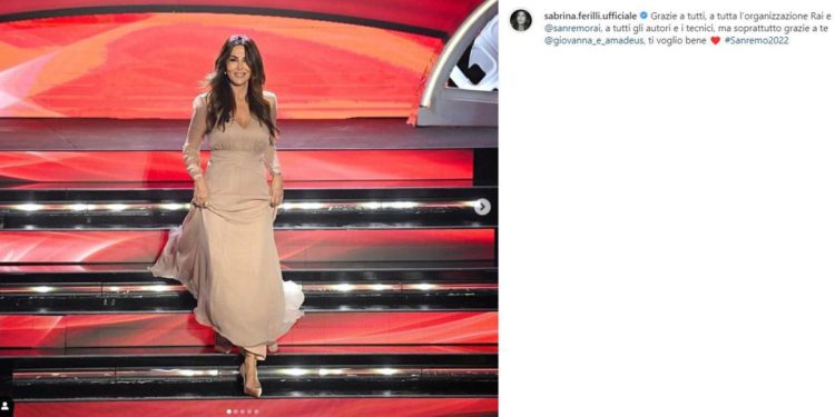 Sanremo 2022, Ferilli chiude #Ferilligate: il messaggio per Amadeus