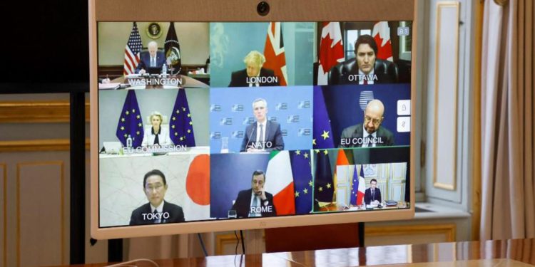 Ucraina-Russia, G7: “Con guerra, Putin da parte sbagliata della storia”