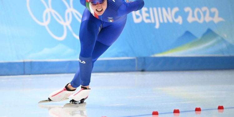 Pechino 2022, pattinaggio velocità: Lollobrigida bronzo nella mass start