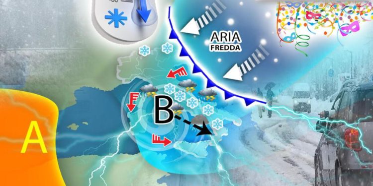 Meteo, neve e gelo in arrivo: torna l’inverno