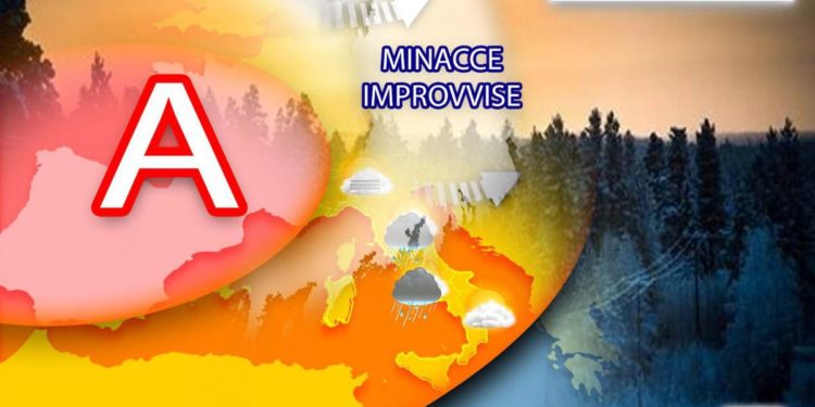 Meteo, anticiclone e pioggia sull’Italia