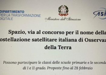 Spazio, sceglieranno gli studenti il nome della costellazione satellitare italiana di Osservazione della Terra