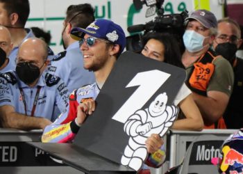 MotoGp Qatar 2022, Bastianini vince con Ducati