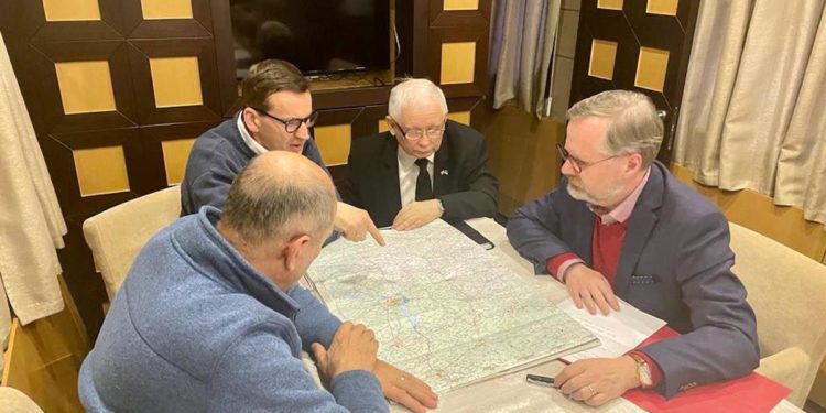 Ucraina-Russia: a Kiev premier Polonia, Slovenia e Repubblica Ceca