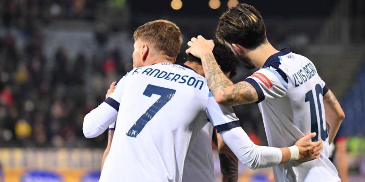 Cagliari-Lazio 0-3: gol Immobile, Luis Alberto e Felipe Anderson