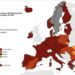 Covid oggi Italia, tutta in rosso scuro: mappa Ecdc