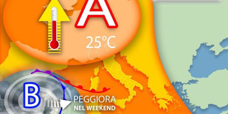 Sole e caldo su Italia, poca pioggia nel weekend: meteo