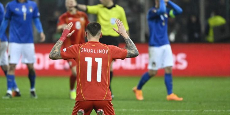 Italia-Macedonia 0-1, azzurri fuori dai Mondiali 2022