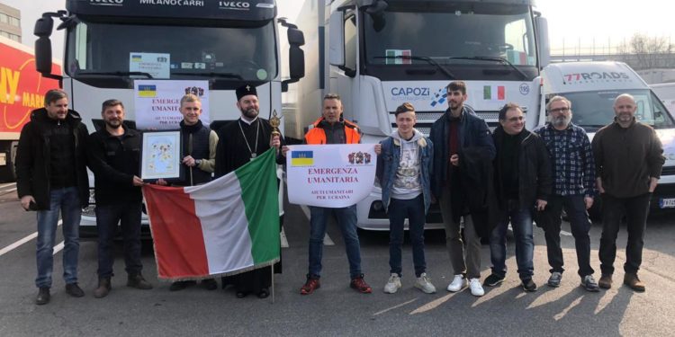 Ucraina, domani nuova staffetta umanitaria ‘Odissea della Pace’