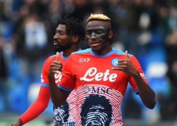 Napoli-Udinese 2-1, Osimhen porta azzurri in vetta