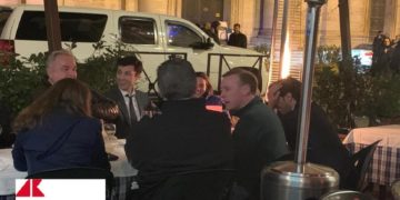 Ucraina, Sullivan a cena in ristorante al centro di Roma