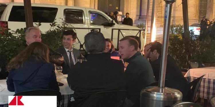 Ucraina, Sullivan a cena in ristorante al centro di Roma