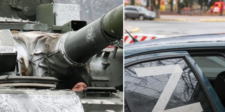 Guerra Ucraina, cosa significa lettera Z su tank Russia