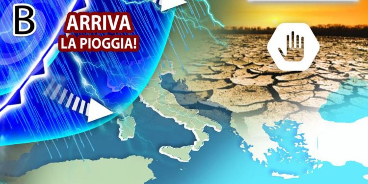 Ancora siccità al Nord, ma torna la pioggia sull’Italia: il meteo