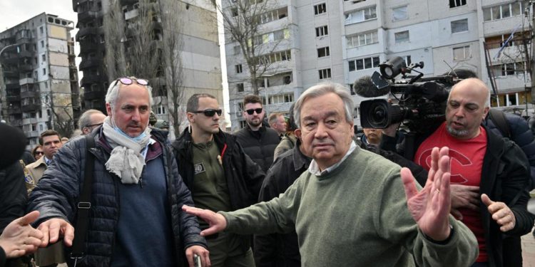 Ucraina-Russia, Guterres a Kiev: “Consiglio sicurezza Onu ha fallito”