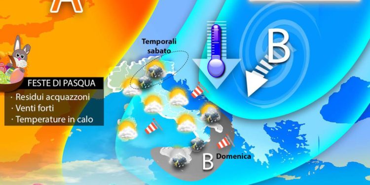 Meteo Pasqua e Pasquetta, sole ma con vento e più freddo