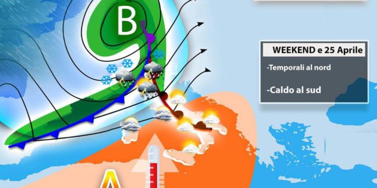 Ponte del 25 aprile, il meteo divide l’Italia: le previsioni