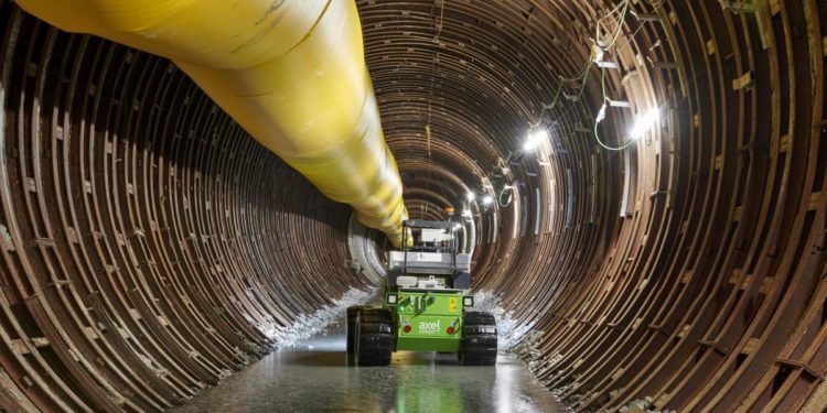 Torino-Lione, Webuild testa il robot Axel