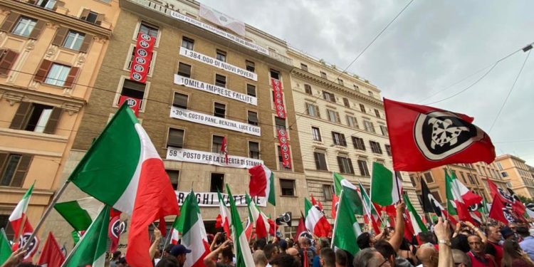 Casapound, sit in a Roma nonostante divieto