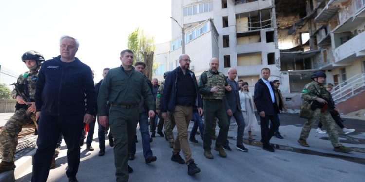 Guerra Ucraina, Michel in visita a Odessa