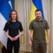 Ucraina-Finlandia, premier Marin a Kiev da Zelensky