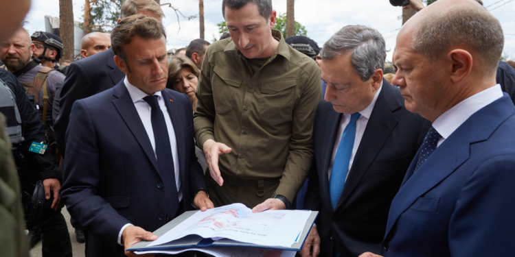 Ucraina, ministro Chernyshov: “Ho ricevuto i 4 leader ad Irpin e percepito loro commozione”