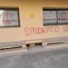 Cgil, scritte sulla sede di Olbia: “Landini nazi”