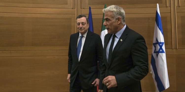 Draghi in Israele, occhi puntati su Kiev