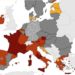 Covid oggi Italia, Ecdc: in rosso scuro solo 5 regioni