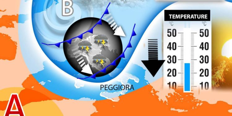 Caldo addio, vento e piogge abbondanti fino a venerdì: le previsioni