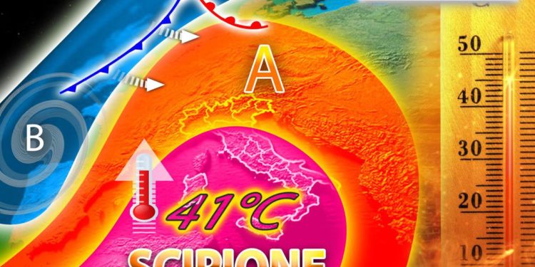 Ecco Scipione l’Africano, Italia a 41°C: le previsioni