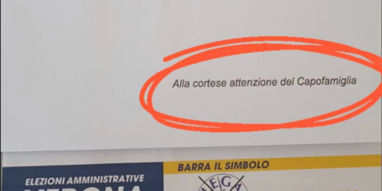 La Lega scrive al ‘capofamiglia’ e chiede voto per Sboarina, è polemica a Verona