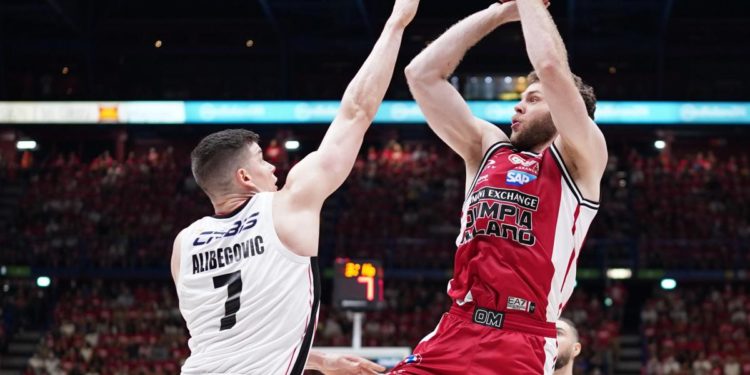 Olimpia Milano-Virtus Bologna 94-82: finale scudetto 2-1