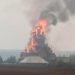 In fiamme il monastero ortodosso della Santa Dormizione di Svyatogorsk