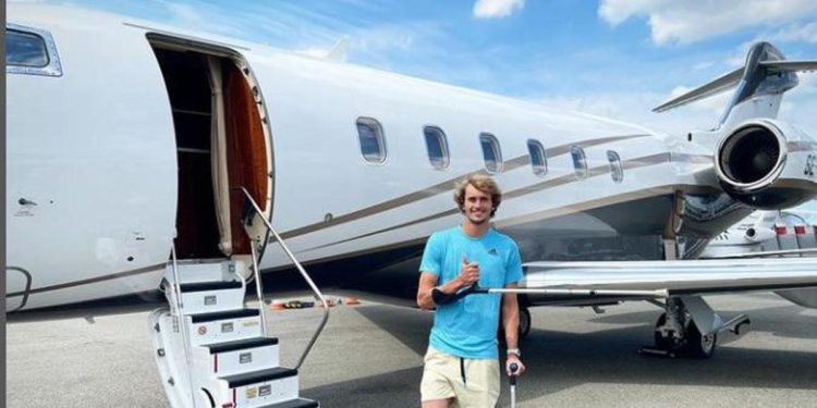 Zverev, il post dopo l’infortunio: come sta