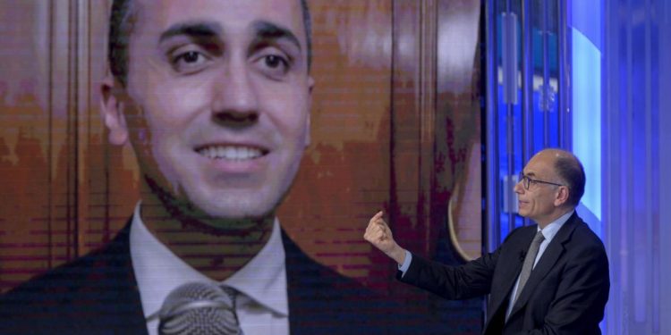 Elezioni 2022, incontro Letta-Di Maio-Sala