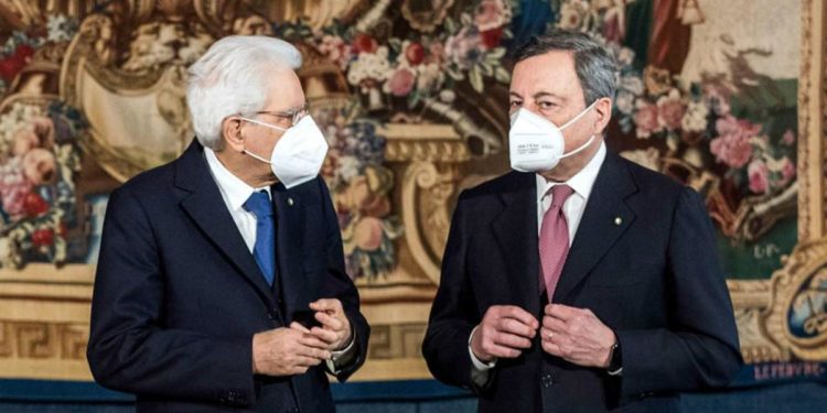 Draghi al Quirinale da Mattarella