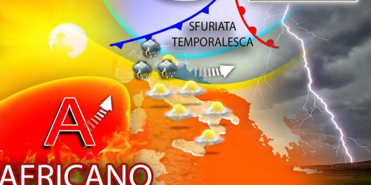 Pioggia prima del weekend, poi torna caldo record con Lucifero