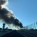 Roma, vasto incendio oggi a Centocelle – Video