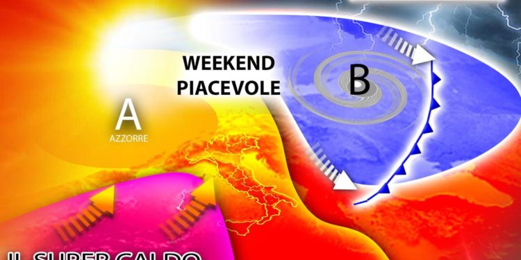 Weekend con l’anticiclone delle Azzorre, ma il caldo africano tornerà presto