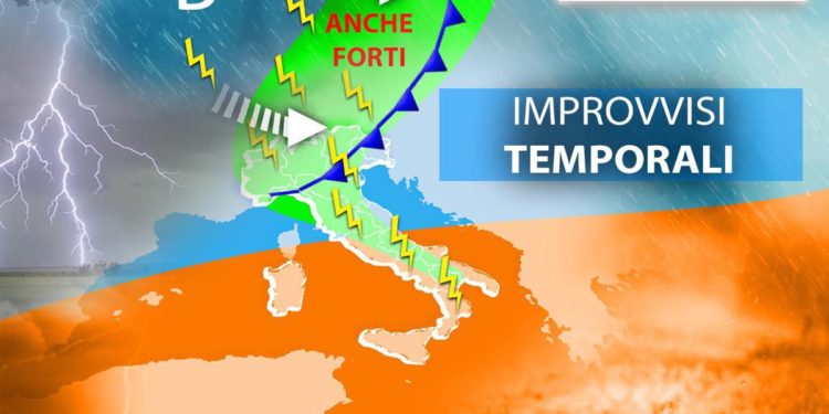 Temporali improvvisi, a rischio anche il weekend: il meteo