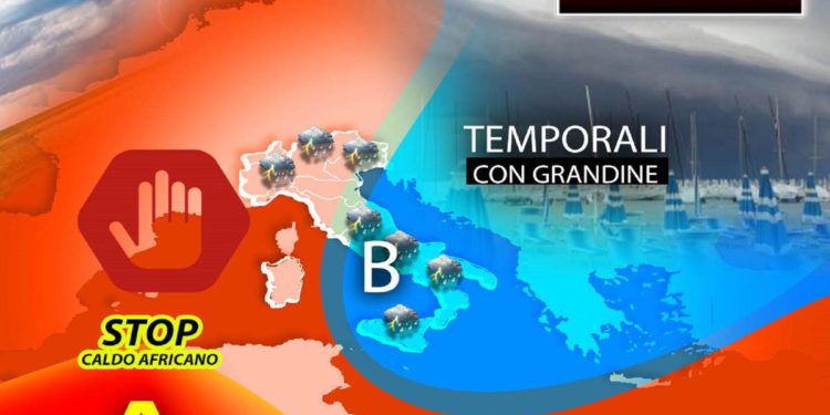 Stop al caldo africano, temporali almeno fino a Ferragosto: le previsioni