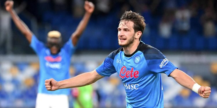 Napoli-Monza 4-0, poker azzurro con doppietta Kvaratskhelia